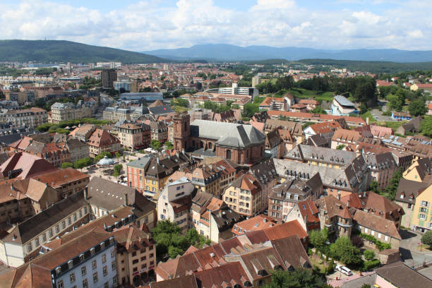 View from Above, Belfort, France stock photo