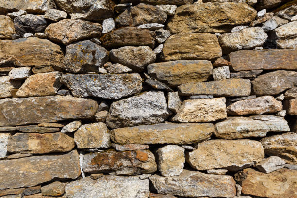 istock old stone wall in a Nepalese mountain house 1177712352