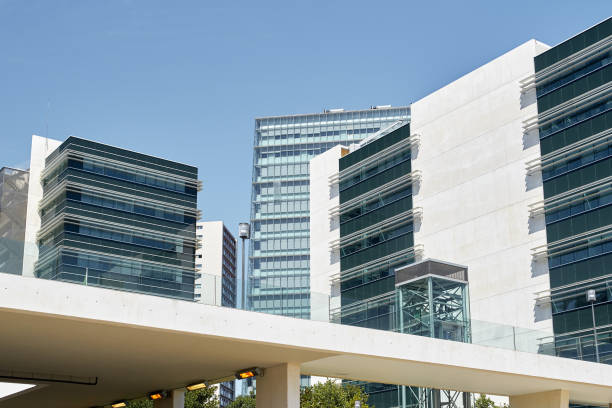 istock Contemporary buildings on a sunny day 1177713632