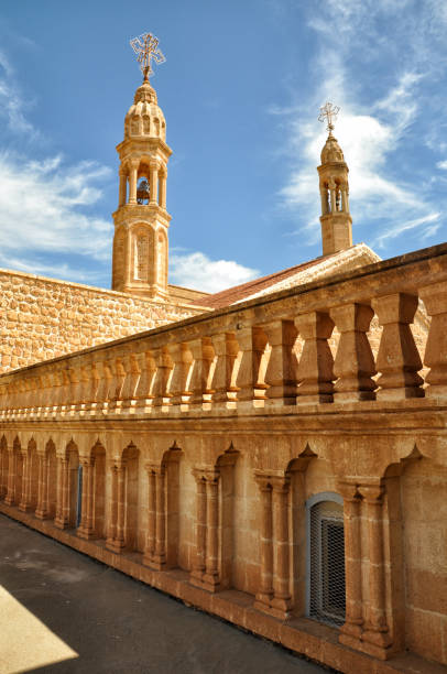 마딘 미야트에 있는 모 가브리엘 수도원. 아수리안에게 중요한 사원. - midyat 뉴스 사진 이미지