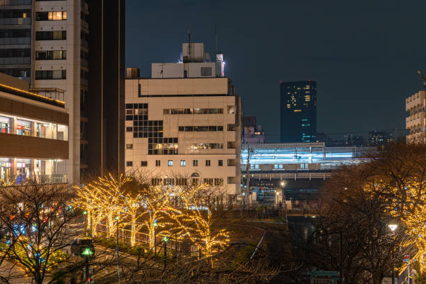 istock Meguro River winter illumination festival 1177731372