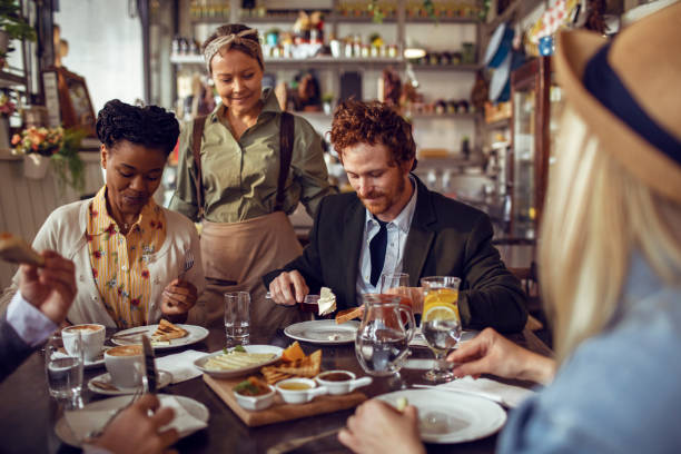 istock Friends in a Restaurant 1177768442
