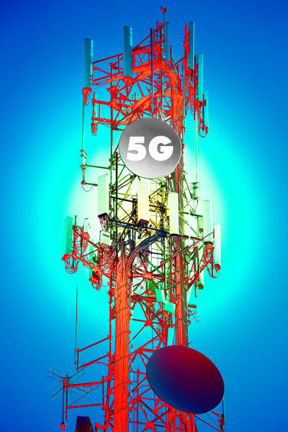 istock 5G Radiation Cell tower: artistic abstract 1177776142