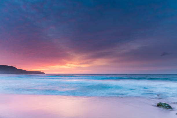 Capturing the sunrise from Killcare Beach on the Central Coast, NSW, Australia.