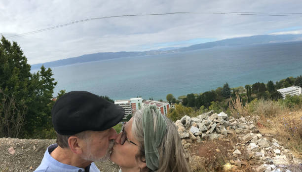 istock Couple at lake Ohrid 1177793673