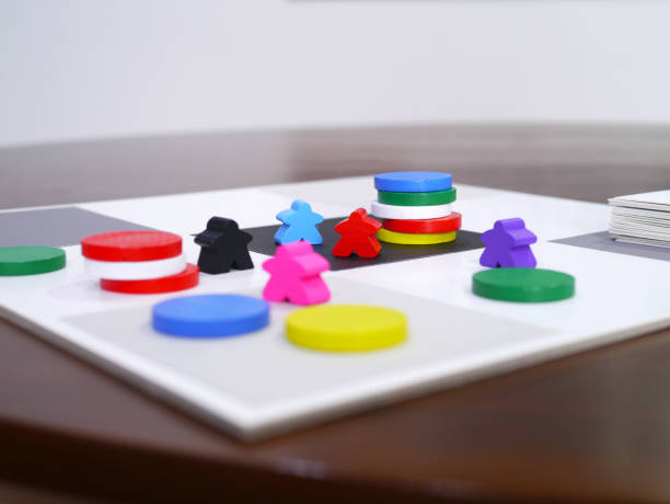 istock leisure playing fun board game on wooden table top selected focus 1177794276