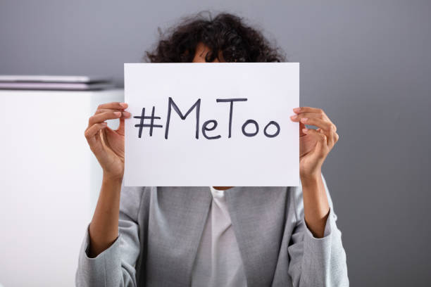 istock Woman Holding MeToo Hashtag 1177794534
