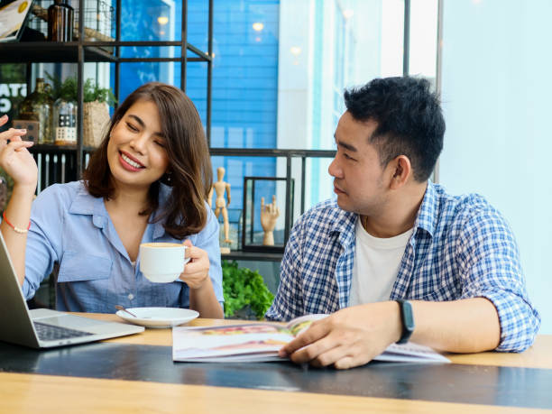 istock Cheerful Asian colleagues are working in cooperation. 1177797382