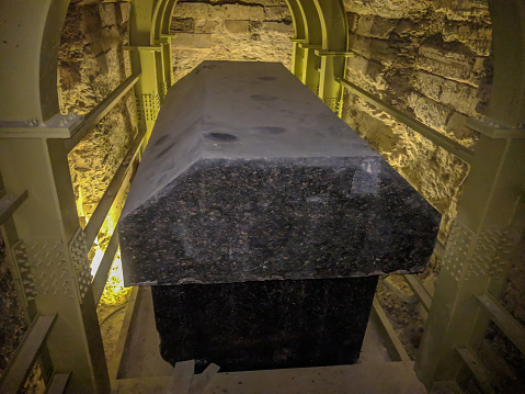 Istanbul, Turkey, Jun 25, 2011: Sarcophagus of the Alexander in Istanbul Archeology Museum