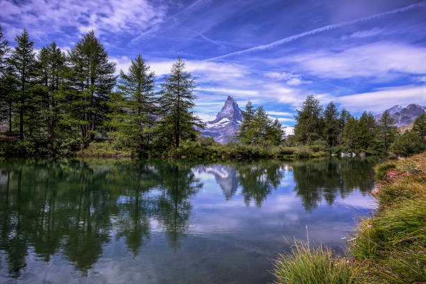 istock Matterhorn and his reflection, Switzerland 1177808611