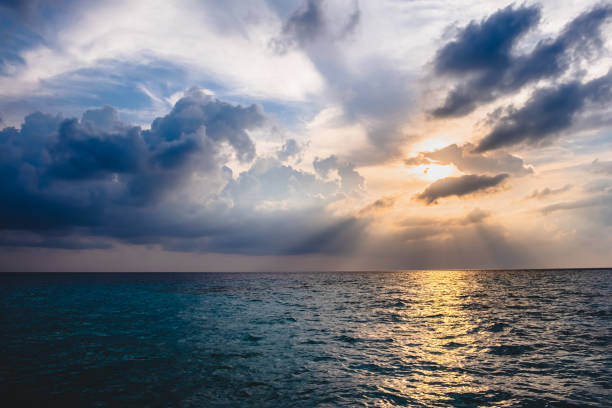 istock Beautiful sunset above the sea 1177811130