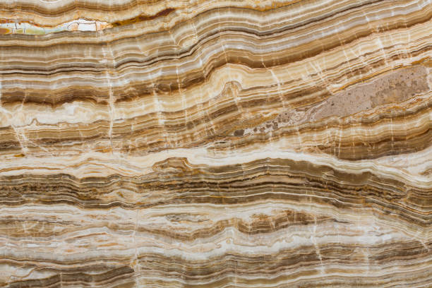 istock Onyx texture of natural stone, brown background. 1177814494