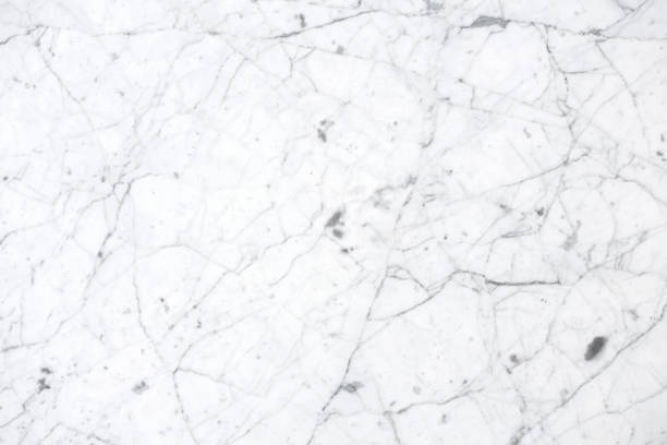 istock Close up of white marble texture with gray lines. 1177814533