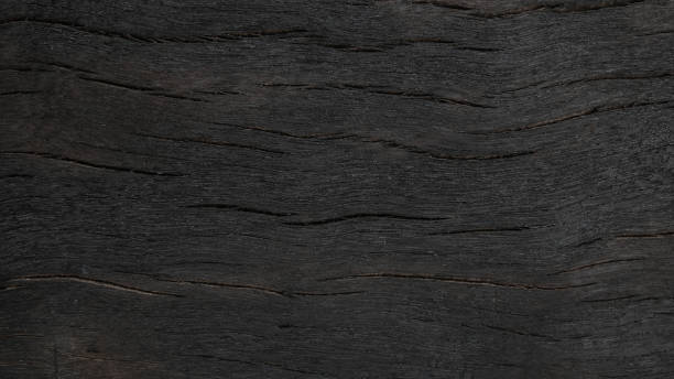 istock Close up Abstract black wood  background texture. 1177825639
