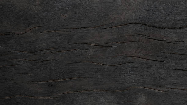 istock Close up Abstract black wood  background texture. 1177825701