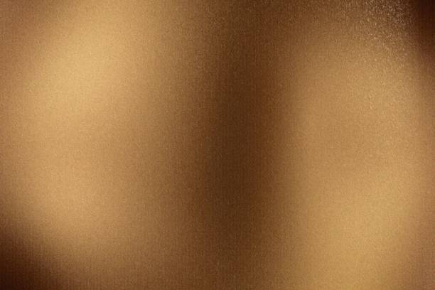istock Brushed dark brown metallic wall with scratched surface, abstract texture background 1177829640