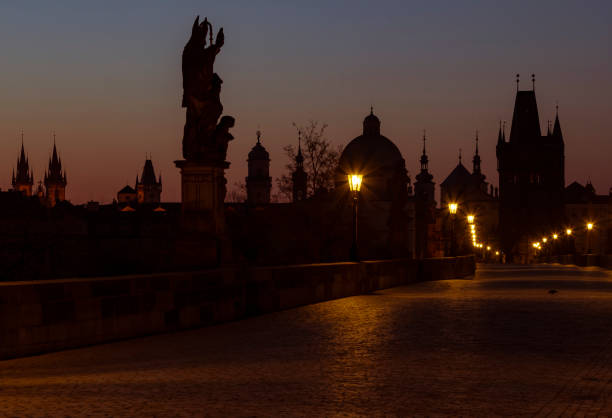 istock Charles bridge at Sunrise, Prague, Czech Republic 1177830920