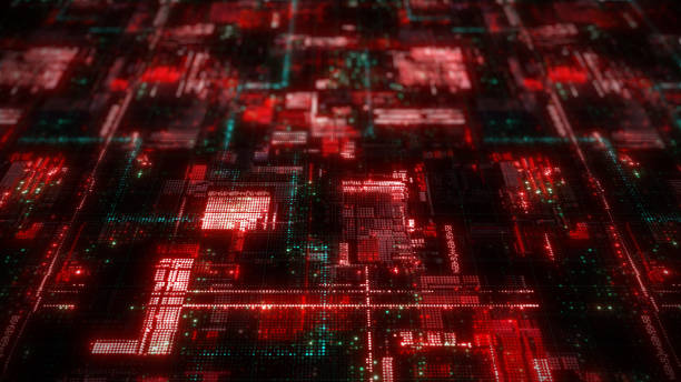 istock Abstract technology background of circuit electric signal and digital data connection concept 1177834341