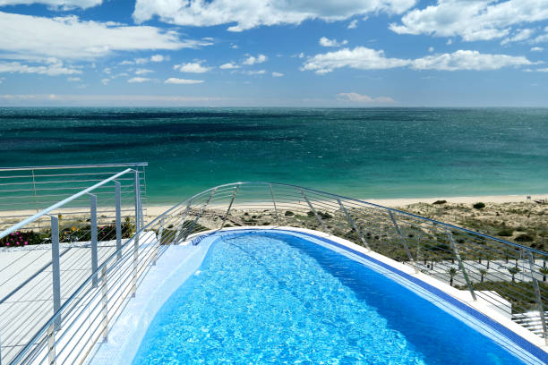 istock Swimming pool outdoors 1177835999