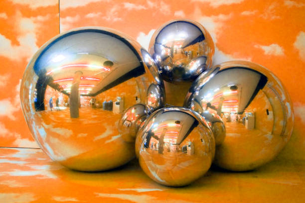 istock beautiful colored spheres of different sizes 1177841672