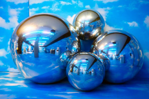 istock beautiful colored spheres of different sizes 1177842724