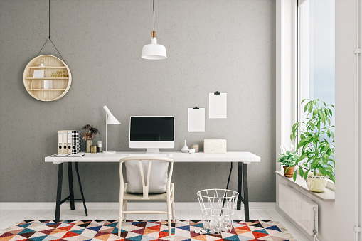 Estilo escandinavo Modern Home Office Interior photo
