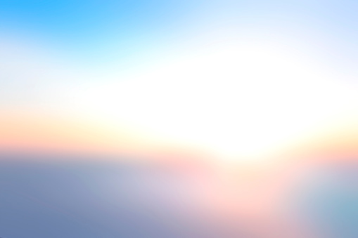 Abstract blurred sea sunrise background