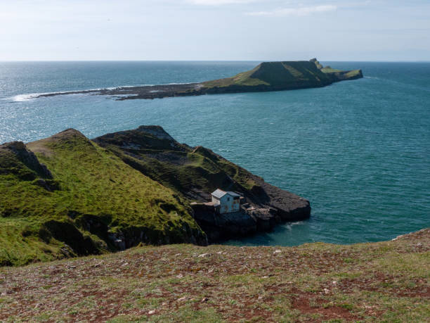 istock Worms Head South Wales Gower peninsula outside coastal scene 1177852582