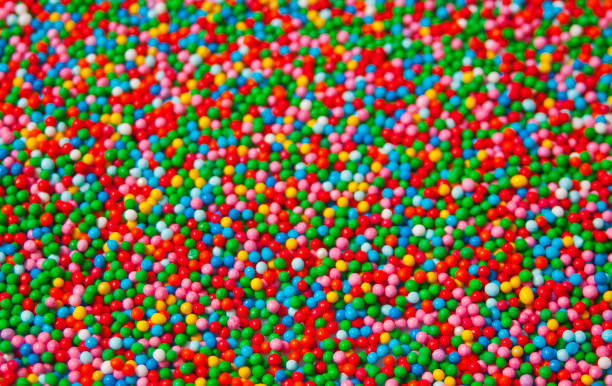 istock Texture of colorful candy sweet small beads 1177855443