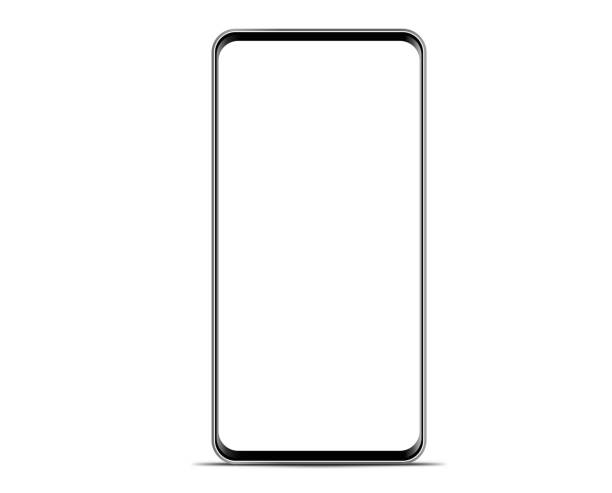 istock smartphone The shape of a modern mobile phone Designed to have a thin edge. 1177855566