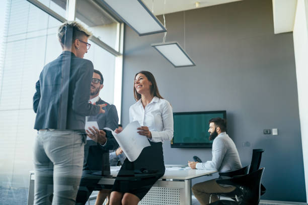 istock Business people day at modern business office 1177857932
