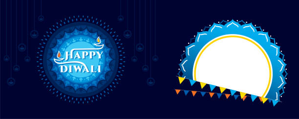 illustrazioni stock, clip art, cartoni animati e icone di tendenza di felice festival di diwali di luce in india, illustrazione vettoriale - traditional culture branding business marketing