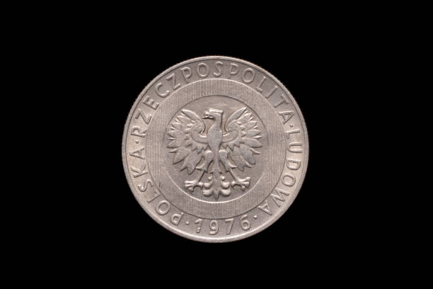 istock Old Polish 20 zloty coin from 1976, obverse 1177858035
