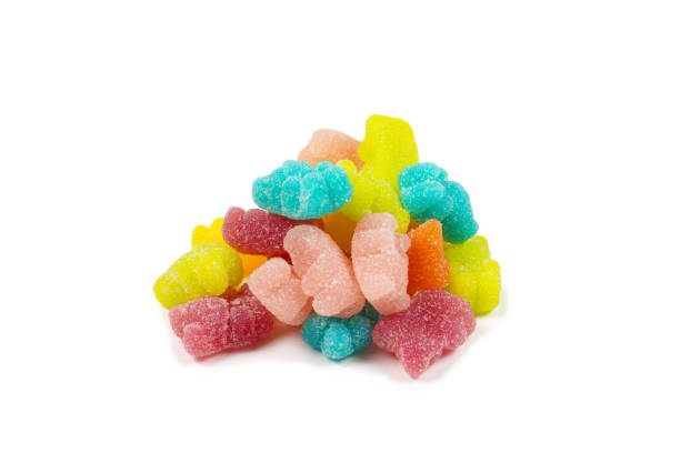 istock Jelly sweats bears isolated on white background. 1177858211