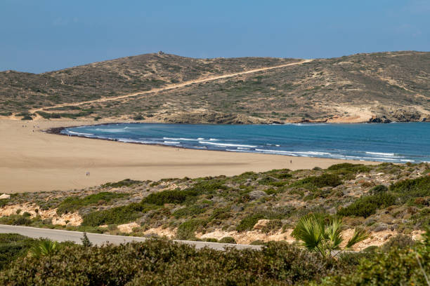 istock Scenic view at peninsula Prasonisi on Rhodes island, Greece 1177861303