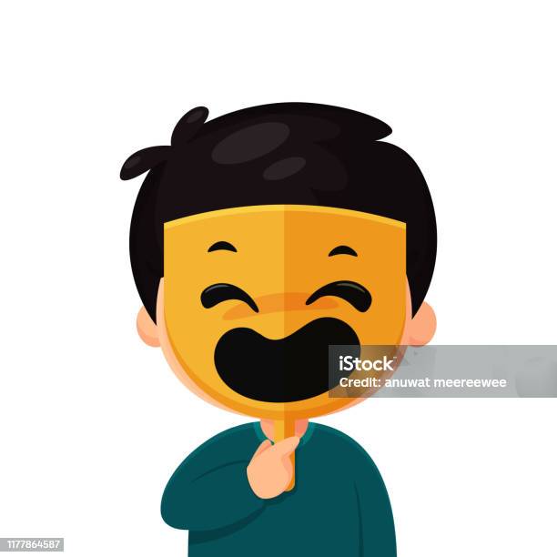 Question Mask Man An Anonymous Man Wearing A Mask With A Real Face Mask Question Mark The ...