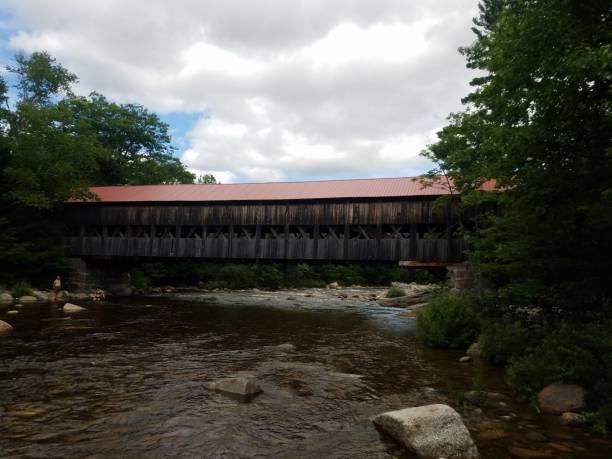 istock Covered Bridge in Vermont Mountains 1177870863