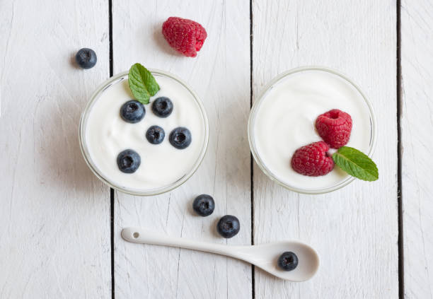 istock Yogurt with fresh berries and oat flakes 1177873714