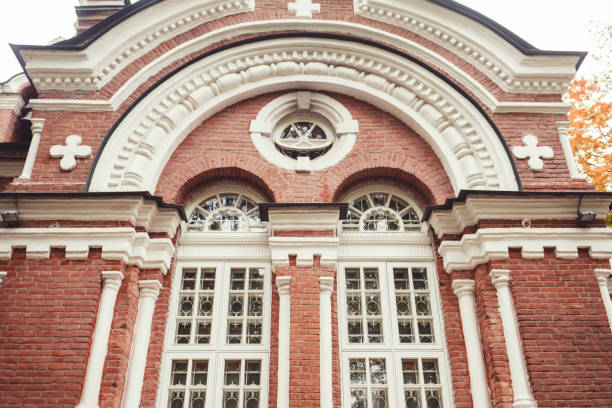 antique brick Church