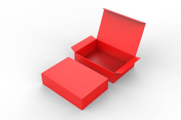 istock Blank pinch lock paper box for branding. 3d render illustration. 1177879039