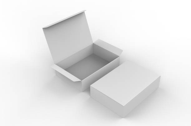 istock Blank pinch lock paper box for branding. 3d render illustration. 1177879094