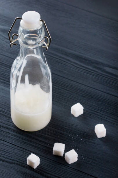istock Inverted sugar syrup in a glass bottle 1177879341