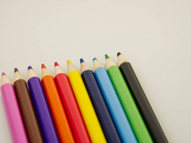 istock Color pencils isolated on white background 1177883403