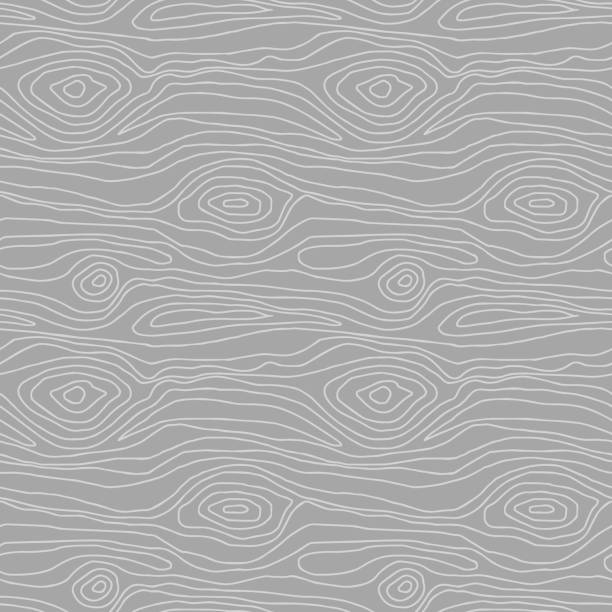Hand Drawn Seamless Pattern Seamless. Colors easily changed. wood texture stock illustrations