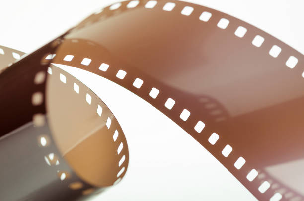 istock Glossy film on white abstract 1177885197