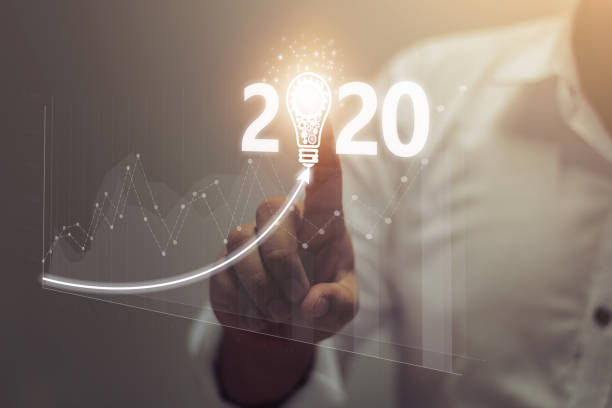 Happy New Year 2020 Concept
