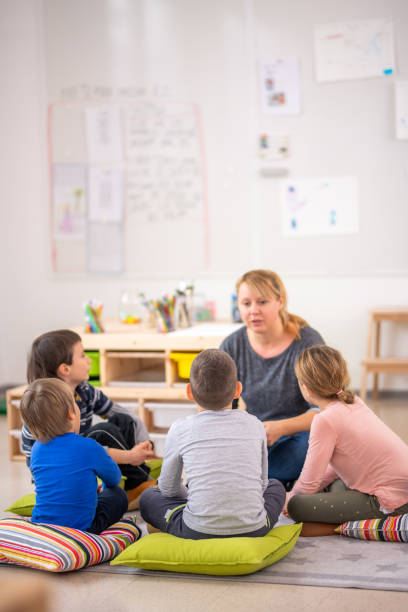 istock Children listening to a fairy tale 1177892149