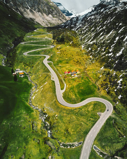 istock julier pass road in switzerland 1177895585