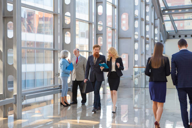 istock Business people in the lobby 1177896841