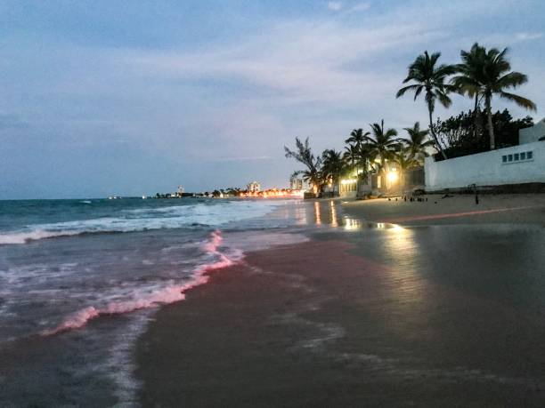istock Beautiful dramatic clouds over a Puerto Rican beach at dusk 1177902011